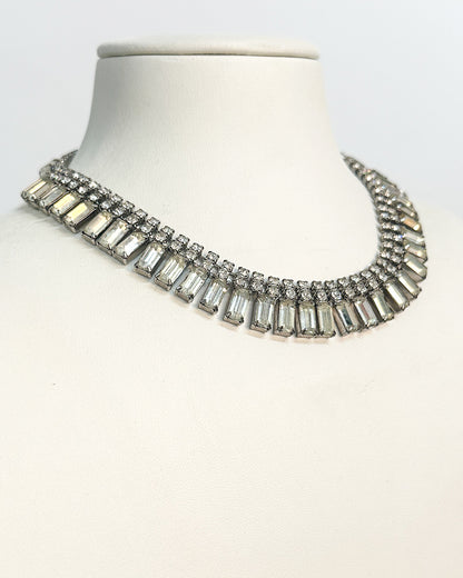 1940-50s Elegant Rhinestone Choker