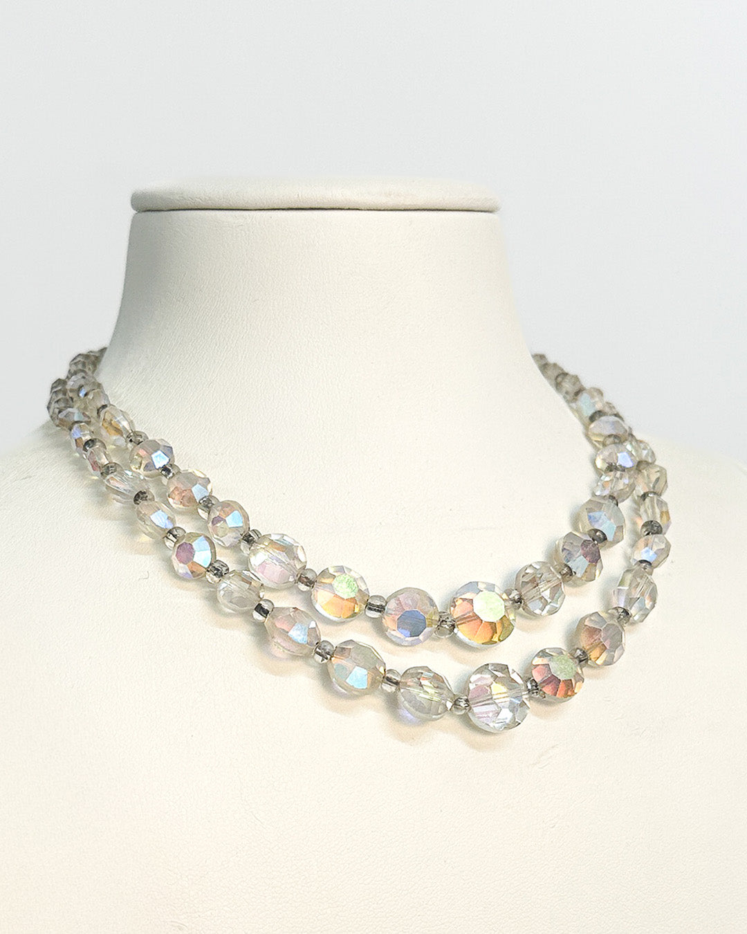 1950-60s Iridescent Beaded Choker