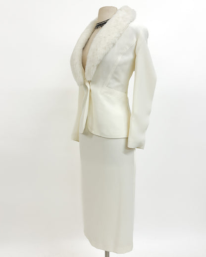 1980s 'The White Russian' Suit / Medium