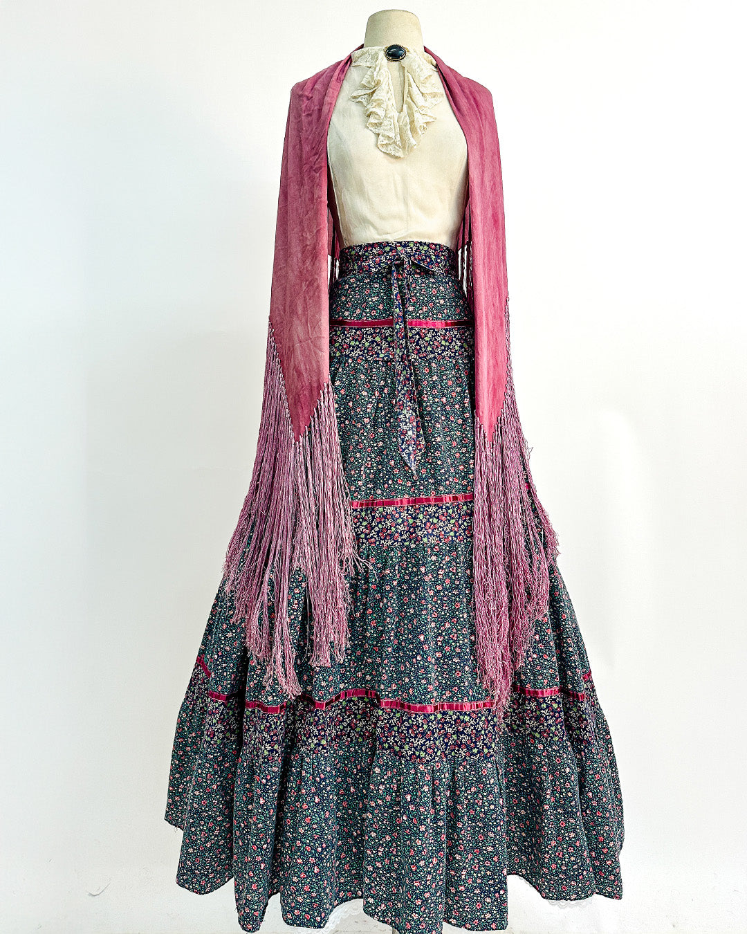 1970s 'The Enchanted Meadow' Gunne Sax Skirt / Medium