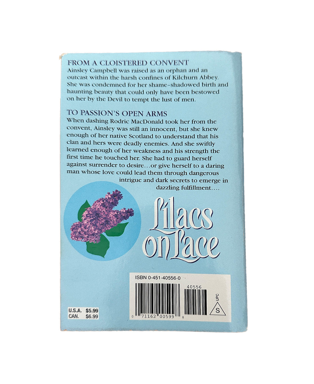 Lilacs on Lace by Linda Ladd (1996) - Romance Novel