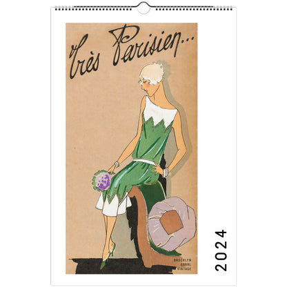 Très Parisien 2024 Calendar by Brooklyn Grrrl Vintage