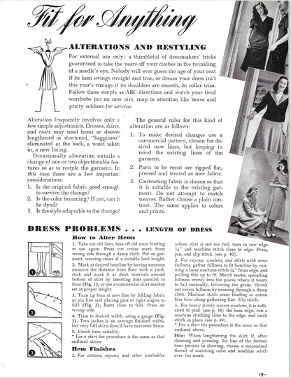 FREE  1942 Make and Mend Booklet PDF Download