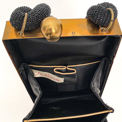 1940s Micro Beaded Evening Bag with Roped Handle