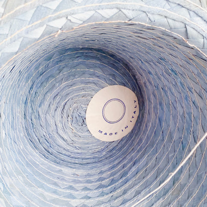 1950s Blue Straw Hat Made in Italy