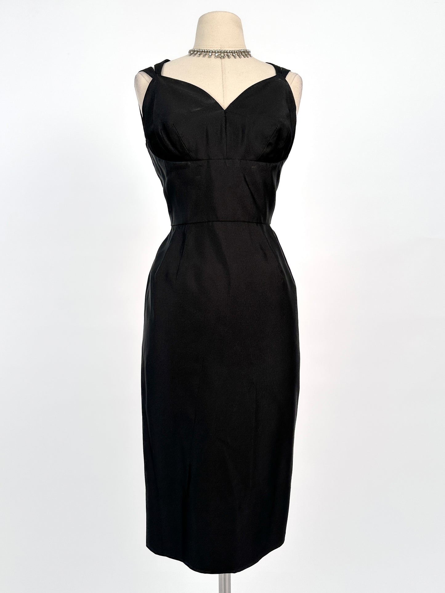 The PERFECT 1960s LBD with Sexy Back Cutouts / Waist 26