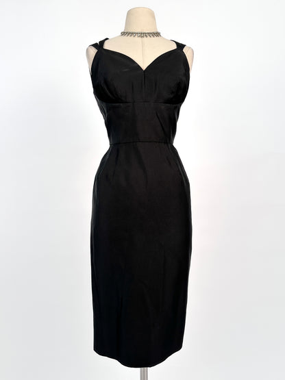 The PERFECT 1960s LBD with Sexy Back Cutouts / Waist 26