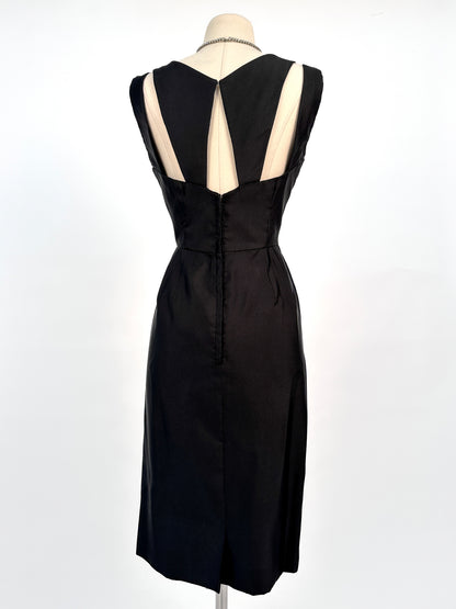 The PERFECT 1960s LBD with Sexy Back Cutouts / Waist 26