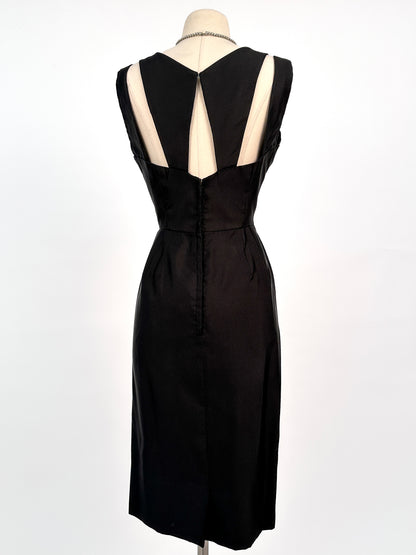 The PERFECT 1960s LBD with Sexy Back Cutouts / Waist 26
