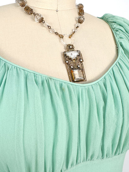 1920-30s Crystal Art Nouveau Necklace