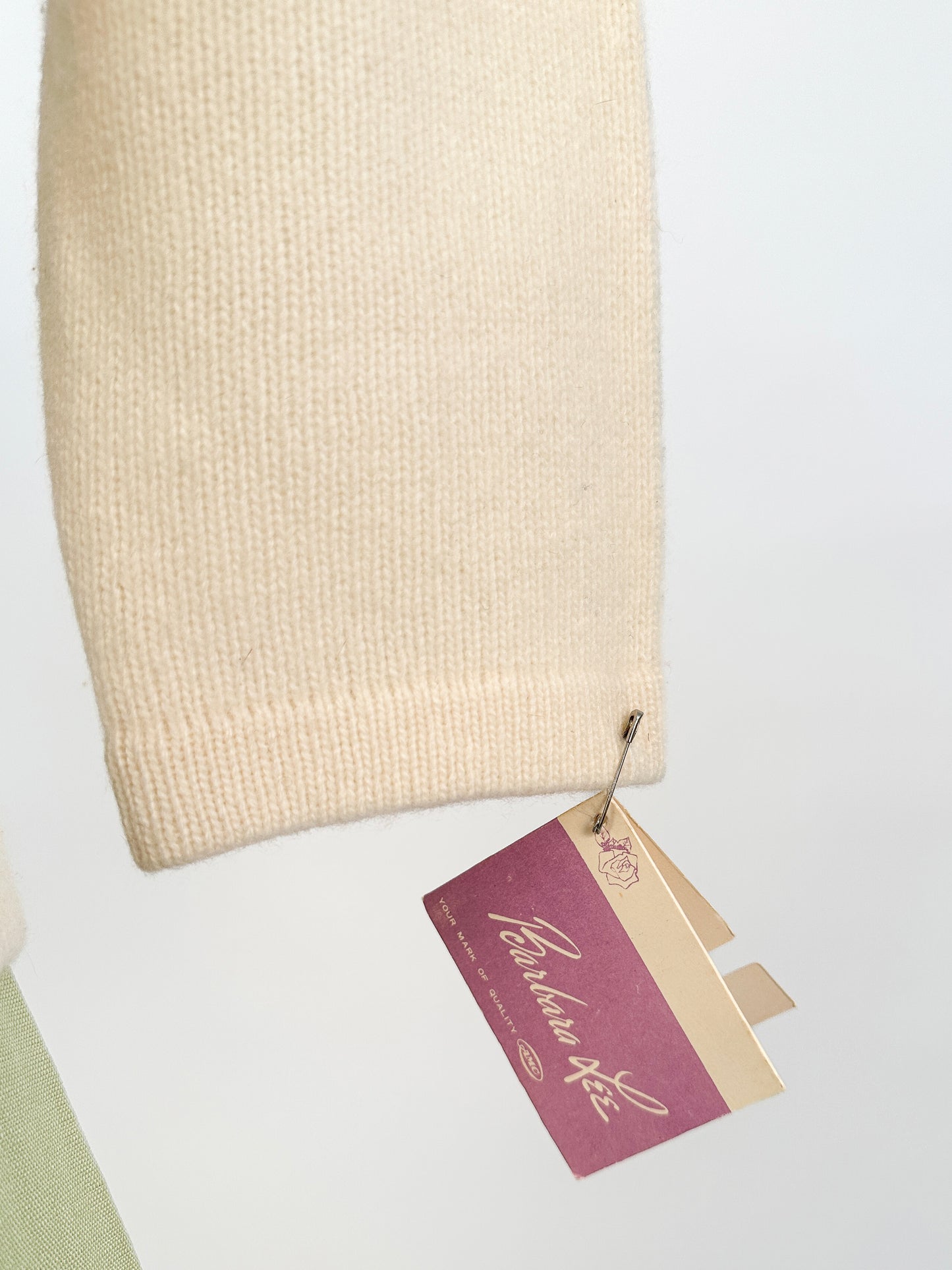 50s Wool and Angora Cardigan with Embroidered Flowers / Fits up to a Large