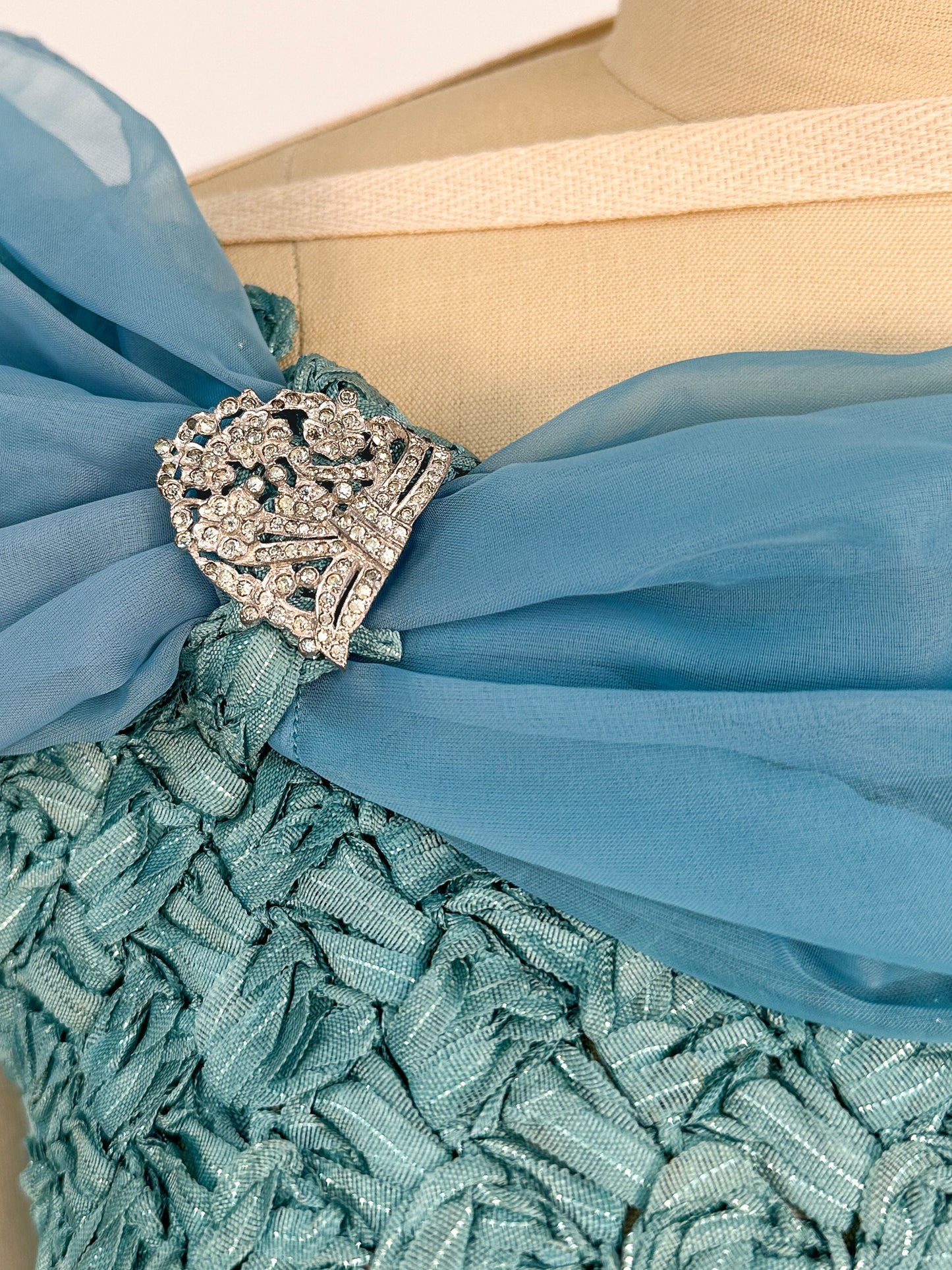 1930s Art Deco Silver Paste Dress or Shoe Clips