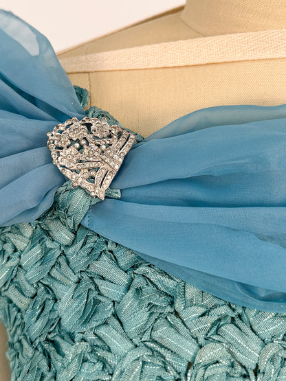 1930s Art Deco Silver Paste Dress or Shoe Clips